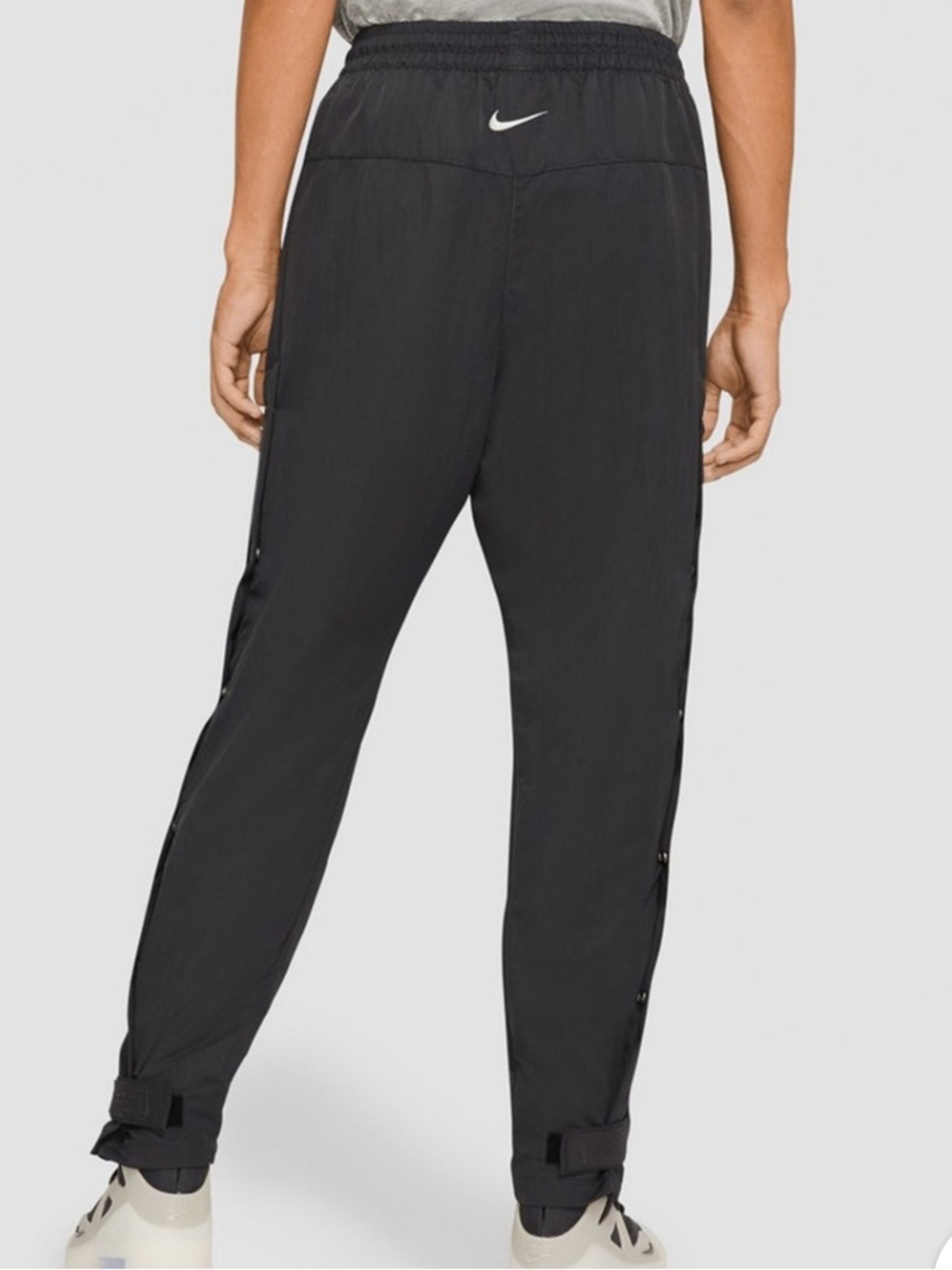 Nike x fear of god Men's Black Jogger Sweatpants with Snap Side Panels